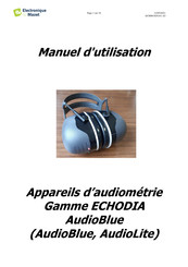 Électronique du Mazet ECHODIA AudioBlue Serie Manuel D'utilisation