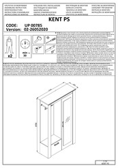 CONFORAMA 280052 Instructions D'assemblage