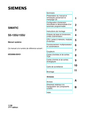 Siemens SIMATIC S5-155U Manuel Système