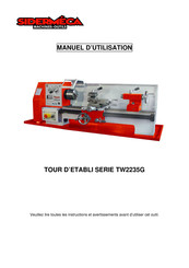 SIDERMECA TW2235G Serie Manuel D'utilisation