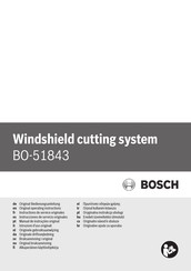 Bosch BO-51843 Instructions De Service Originales