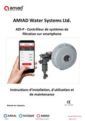 amiad ADI-P Instructions D'installation, D'utilisation Et De Maintenance