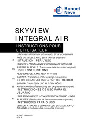 Bonnet Neve Skyview Integral Air Instructions Pour L'utilisateur