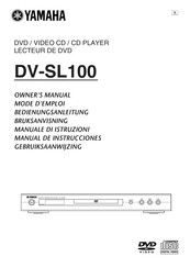 Yamaha DV-SL100 Mode D'emploi