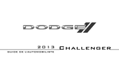 Dodge Challenger Guide De L'automobiliste