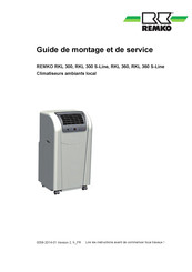 REMKO RKL 300 Guide De Montage Et De Service