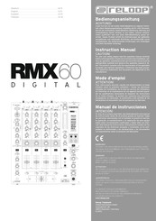 Reloop RMX60 DIGITAL Mode D'emploi