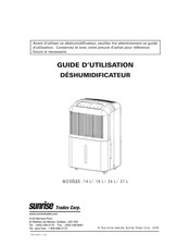 Tradex Sunrise 14L Guide D'utilisation