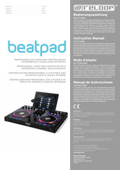 Reloop beatpad MIDI Mode D'emploi