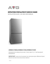 AVG ARBM172WE Instructions D'installation Et Guide De L'usager