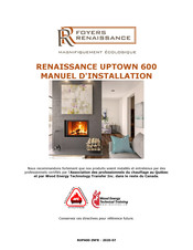 Foyers Renaissance RENAISSANCE UPTOWN 600 Manuel D'installation