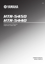 Yamaha HTR-5440 Mode D'emploi