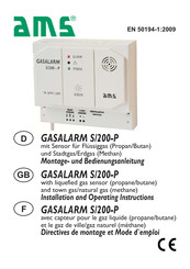 AMS GASALARM S/200-P Directives De Montage Et Mode D'emploi