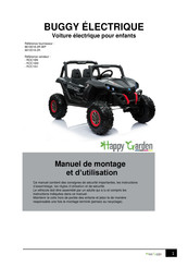 Happy Garden BUGGY ELECTRIQUE Manuel De Montage Et D'utilisation