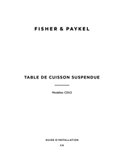 Fisher & Paykel CDV2-365 Guide D'installation