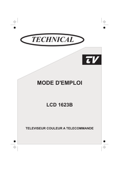 Technical LCD 1623B Mode D'emploi
