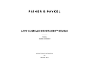 Fisher & Paykel DishDrawer DD24DA Instructions D'installation
