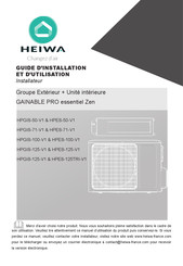 HEIWA HPES-125TRI-V1 Guide D'installation Et D'utilisation