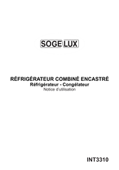 SOGELUX INT3310 Notice D'utilisation