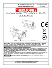THERMOBILE TCA 20 Manuel De L'utilisateur Et Instructions D'utilisation