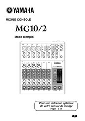 Yamaha MG10/2 Mode D'emploi