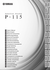 Yamaha P-115 Mode D'emploi