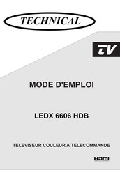 Technical LEDX 6606 HDB Mode D'emploi