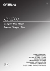 Yamaha CD-S300 Mode D'emploi