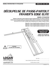 Logan Graphic Products FRAMER'S EDGE ELITE Manuel D'instructions Et D'utilisation