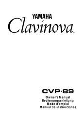 Yamaha Clavinova CVP-89 Mode D'emploi