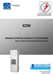 Eurodifroid KZM Serie Manuel D'installation Et D'utilisation