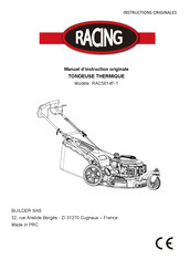 Racing RAC5614F-1 Manuel D'instruction Originale