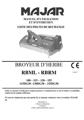 MAJAR RBRM 155 Manuel D'utilisation Et D'entretien