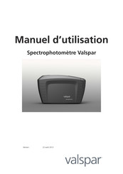 Valspar Spectrophotometre Manuel D'utilisation