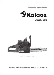 Kalaos CS36Li-30B Manuel D'utilisation