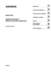 Siemens SIMOTION SCOUT Information Produit