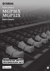 Yamaha MGP12X Mode D'emploi
