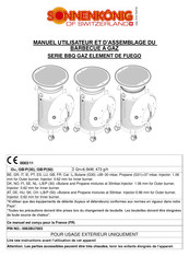 Sonnenkonig BBQ A GAZ Serie Manuel Utilisateur Et D'assemblage