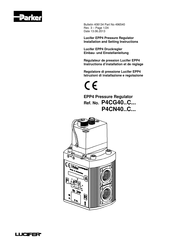 Parker Lucifer EPP4 P4CG2 C Serie Instructions D'installation Et De Réglage