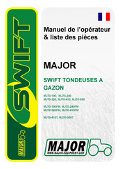 Major MJ70-320 Manuel De L'opérateur & Liste Des Pieces