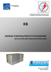 Eurodifroid KB20TA Manuel D'installation Et D'utilisation