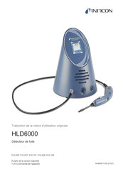 Inficon HLD6000 Traduction De La Notice D'utilisation Originale