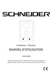 Schneider SCDE302XM Manuel D'utilisation