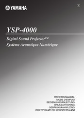 Yamaha YSP-4000 Mode D'emploi