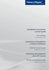 Fisher & Paykel CG244 Instructions D'installation Et Guide D'utilisation