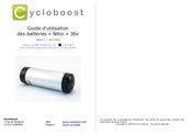 cycloboost Nitro 36V Guide D'utilisation