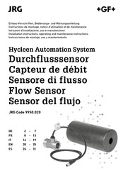 GF Hycleen Automation Systems Instructions De Montage, Notice D'utilisation Et De Maintenance