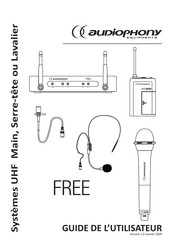 audiophony FREE-LAVA Guide De L'utilisateur