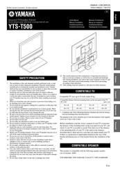 Yamaha YTS-T500 Manuel D'installation