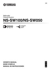 Yamaha NS-SW100 Mode D'emploi
